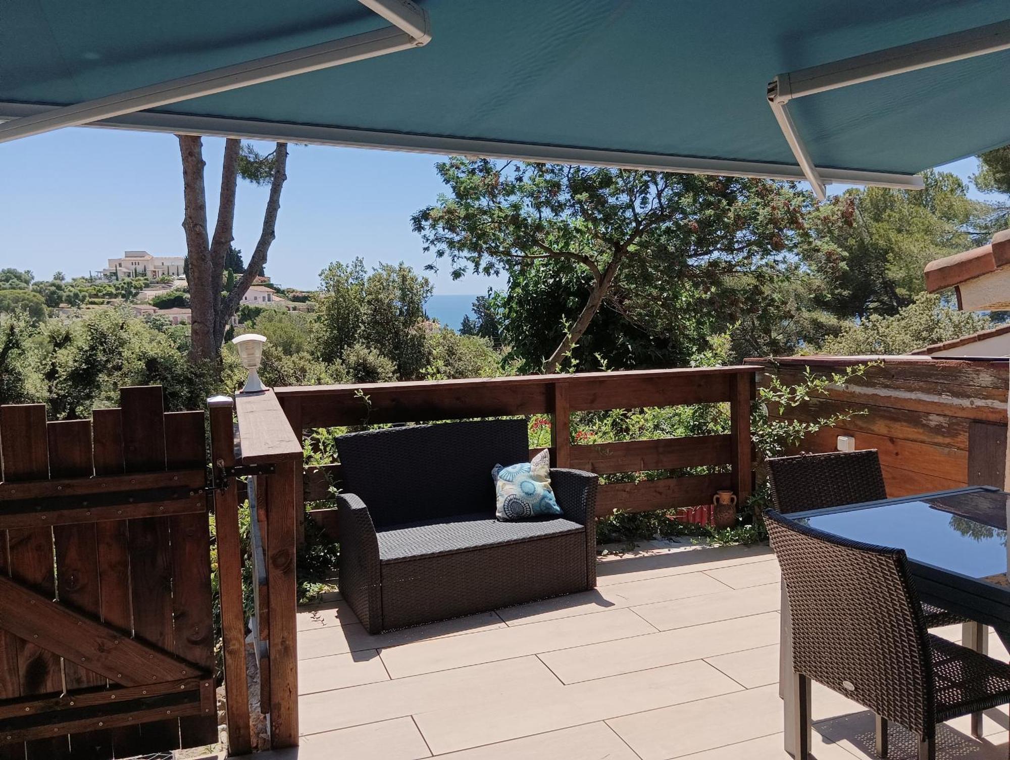 Petite Maison Au Calme - Piscine En Copropriete, Terrasse, Mer, Clim Vallauris Exteriér fotografie
